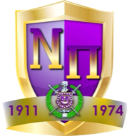Nu Pi Chapter shield