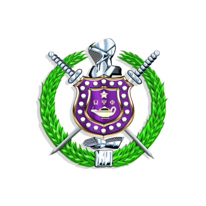 Omega Psi Phi Fraternity shield